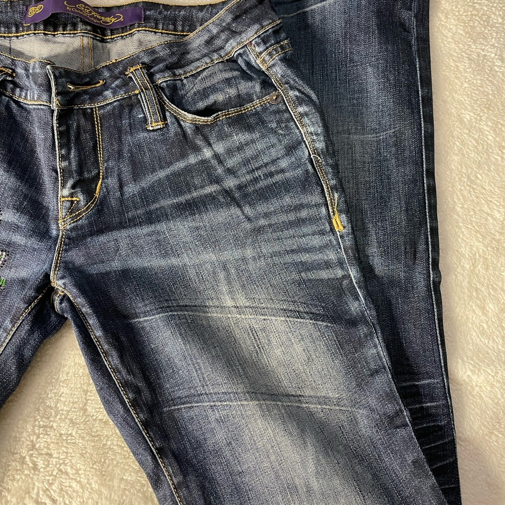 Ed Hardy Low Rise Straight Size 29 Jeans - Picture 3 of 15